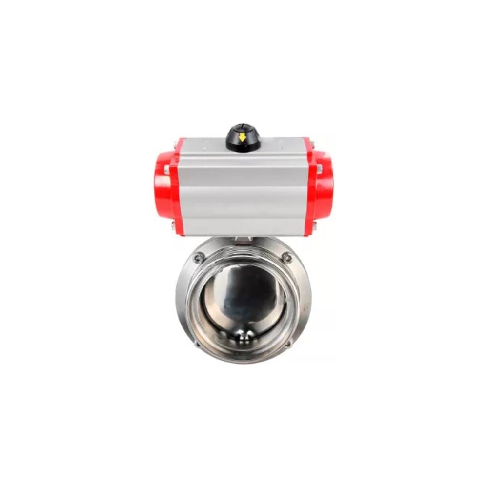 Изображение товара Затвор дисковый DN.ru 304-304-Sil-2W-T-H Ду40 Ру10, резьбовой, пищ.нерж.сталь, пн.привод D050-77821