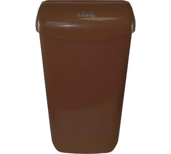Изображение товара Корзина для мусора LIME 23 л, подвесная, с держателем мешка, коричневый 974235