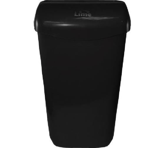 Изображение товара Корзина для мусора LIME 23 л, подвесная, с держателем мешка, черная 974232