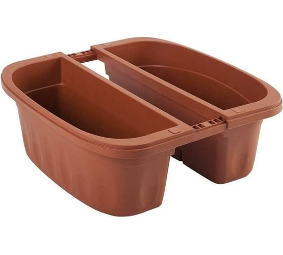 Изображение товара Комплект из двух балконных ящиков с креплением на перила Bama Spa Klunia 30235 053178