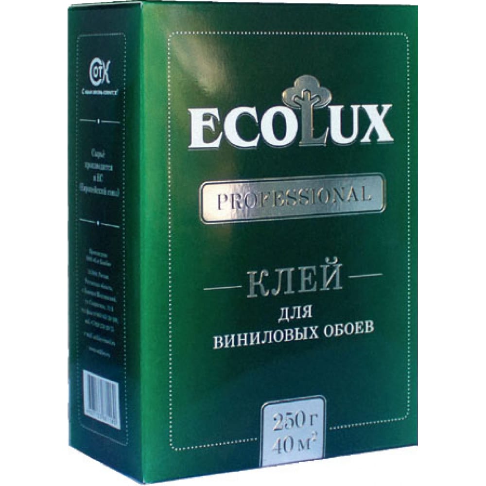 Клей для обоев Ecolux стиропоровый клей ecolux
