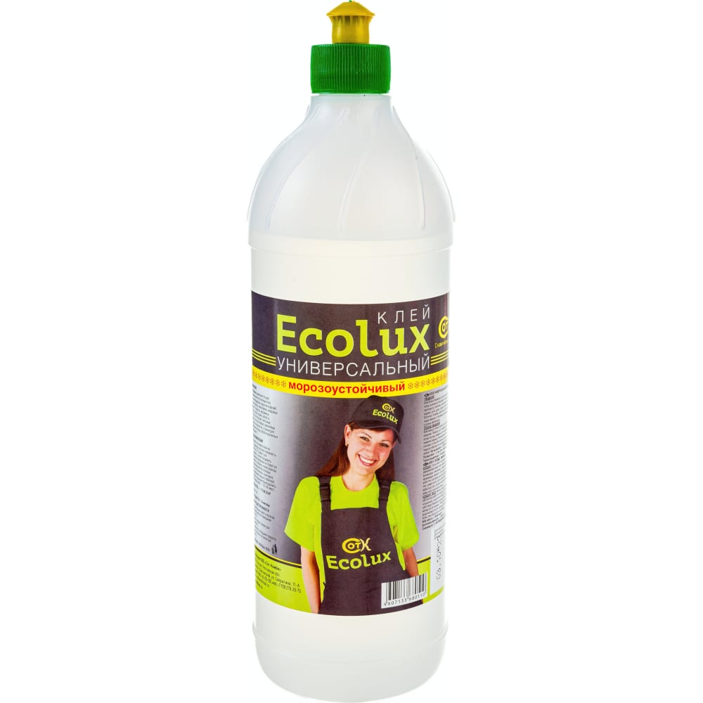 Универсальный морозоустойчивый полимерный клей Ecolux полимерный клей ecolux
