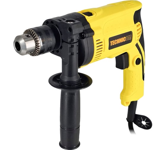 Изображение товара Дрель ударная электрическая TECHNICOM 710Вт, 220В, 3200 об/мин, 48000 уд/мин TC-EID710