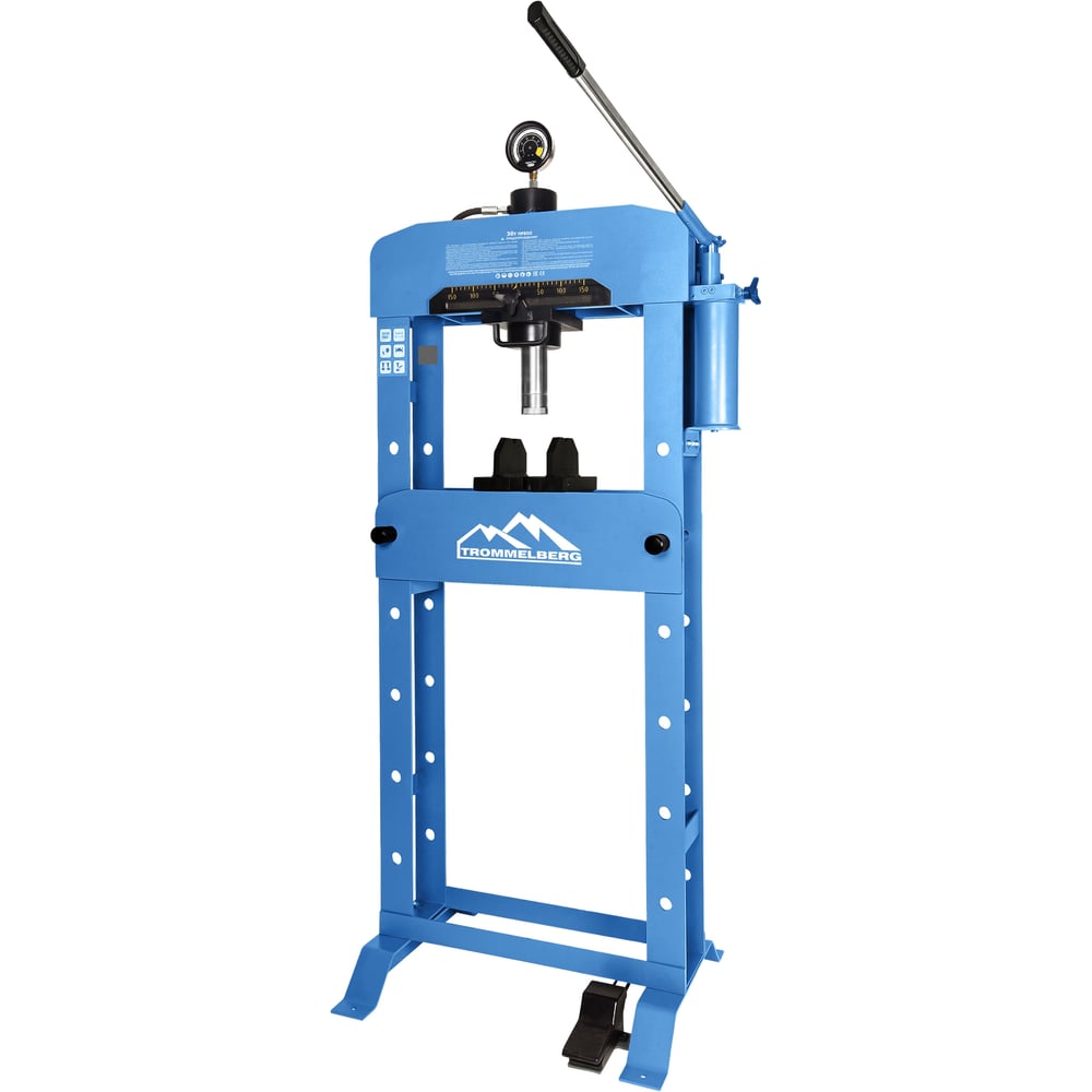 Изображение товара Напольный пресс Trommelberg 30т пневмопривод, манометр SD20030EAM Изображение товара Напольный пресс Trommelberg 30т пневмопривод, манометр SD20030EAM