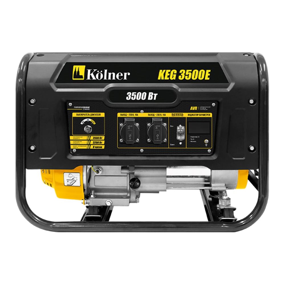Изображение товара Бензиновый генератор Kolner 3500/3200 Вт KEG 3500E с ручным и электростартером