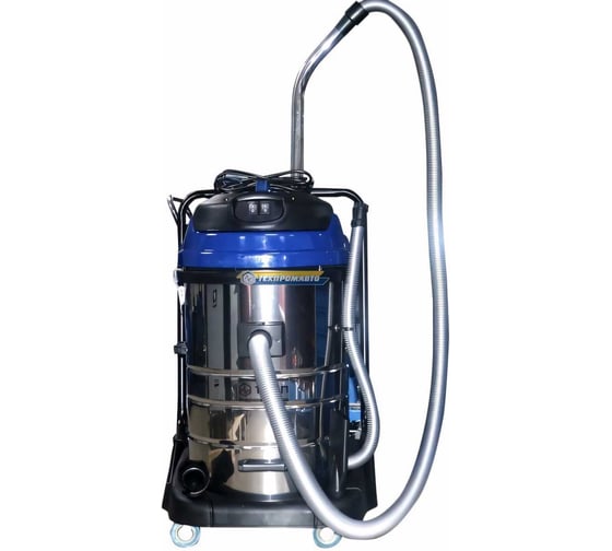 Изображение товара Пылеводосос ТЕМП 80 л, нержавеющий, 220 V, 2200 W, 2 турбины TVC80-2