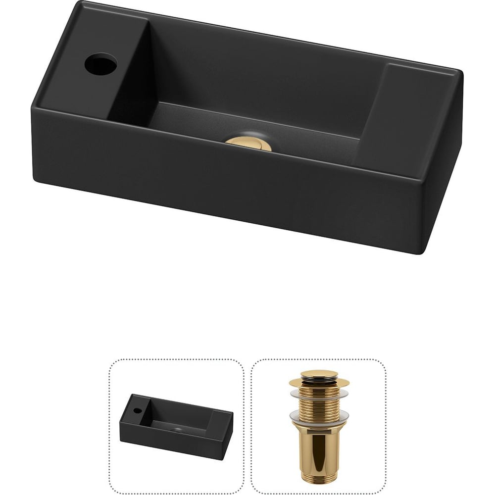 Изображение товара Раковина Wellsee 2 в 1 Lavinia Boho Bathroom Sink 43x18 см