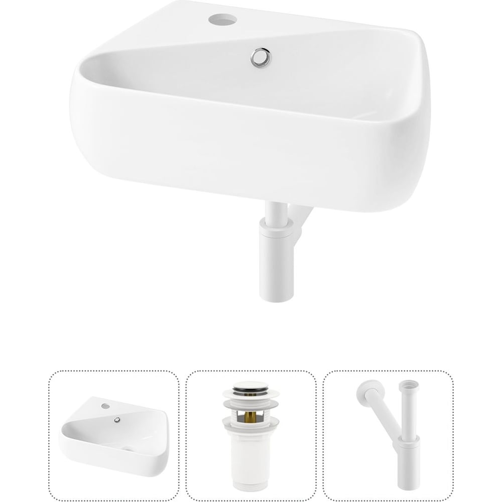 Изображение товара Wellsee Lavinia Boho - накладная/подвесная раковина 44x27 см