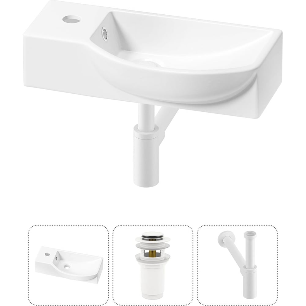 Изображение товара Wellsee Lavinia Boho - накладная/подвесная раковина 45x24 см