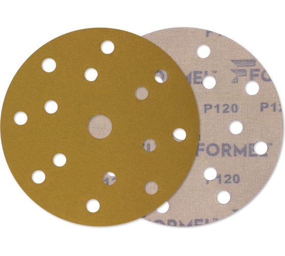 Изображение товара Диск DIAMOND 150 мм; 15 отверстий; P120; 100 шт FORMEL 81957320120