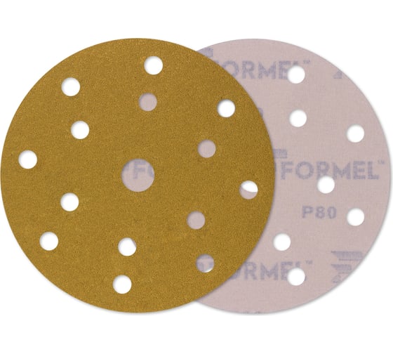 Изображение товара Диск DIAMOND (100 шт; 150 мм; 15 отверстий; P80) Formel 81957320080