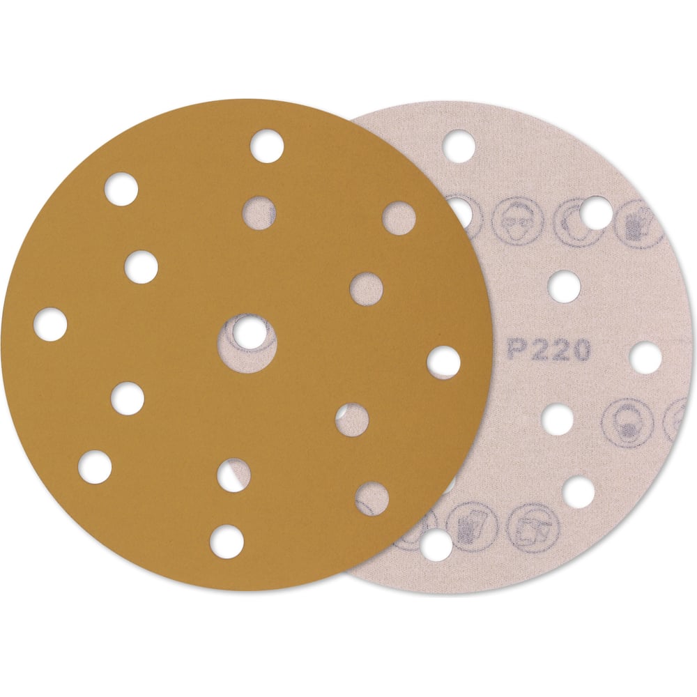 Изображение товара Шлифовальный диск DIAMOND FORMEL 150 мм P220 100 шт товар для авто и кузовных работ