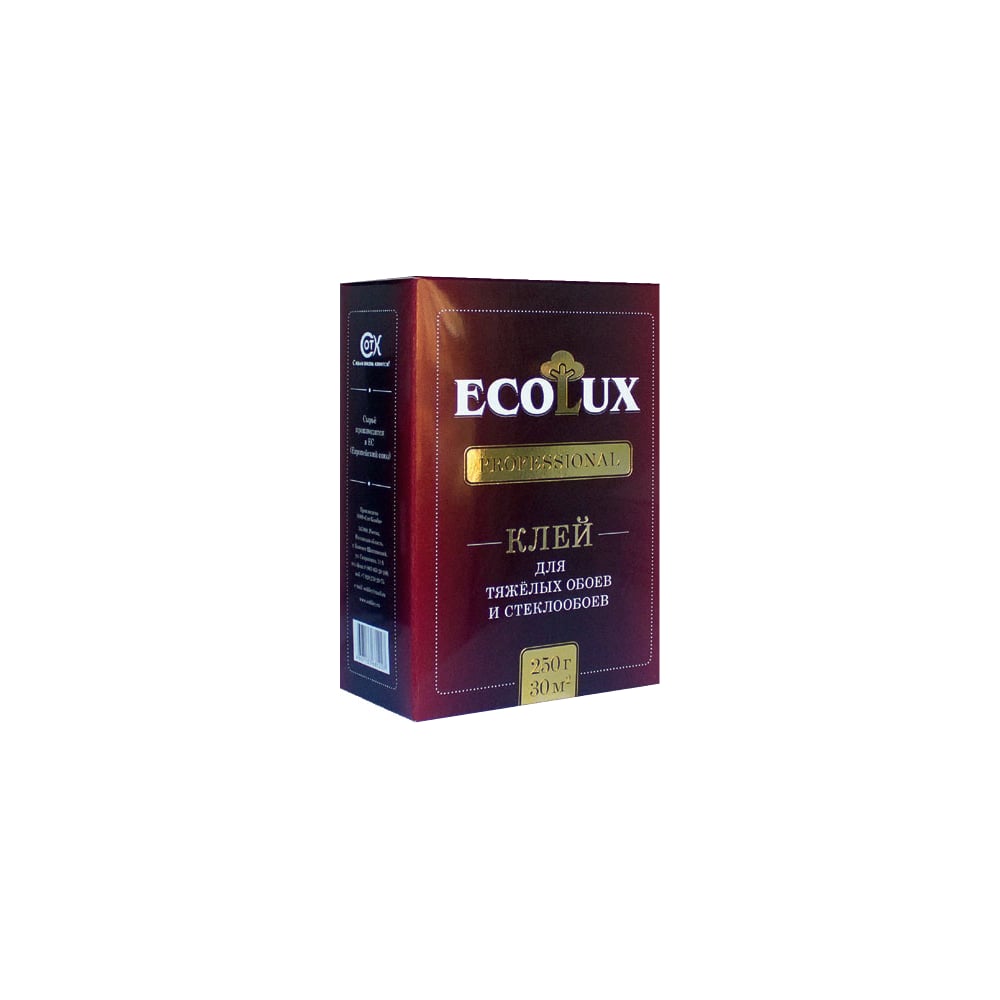 Клей для обоев Ecolux стиропоровый клей ecolux