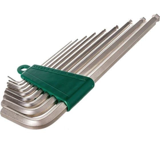 Изображение товара Набор ключей шестигранников ООО ПКФ Сварком 1,5-10 ДТ удл. (1набор) k00003285