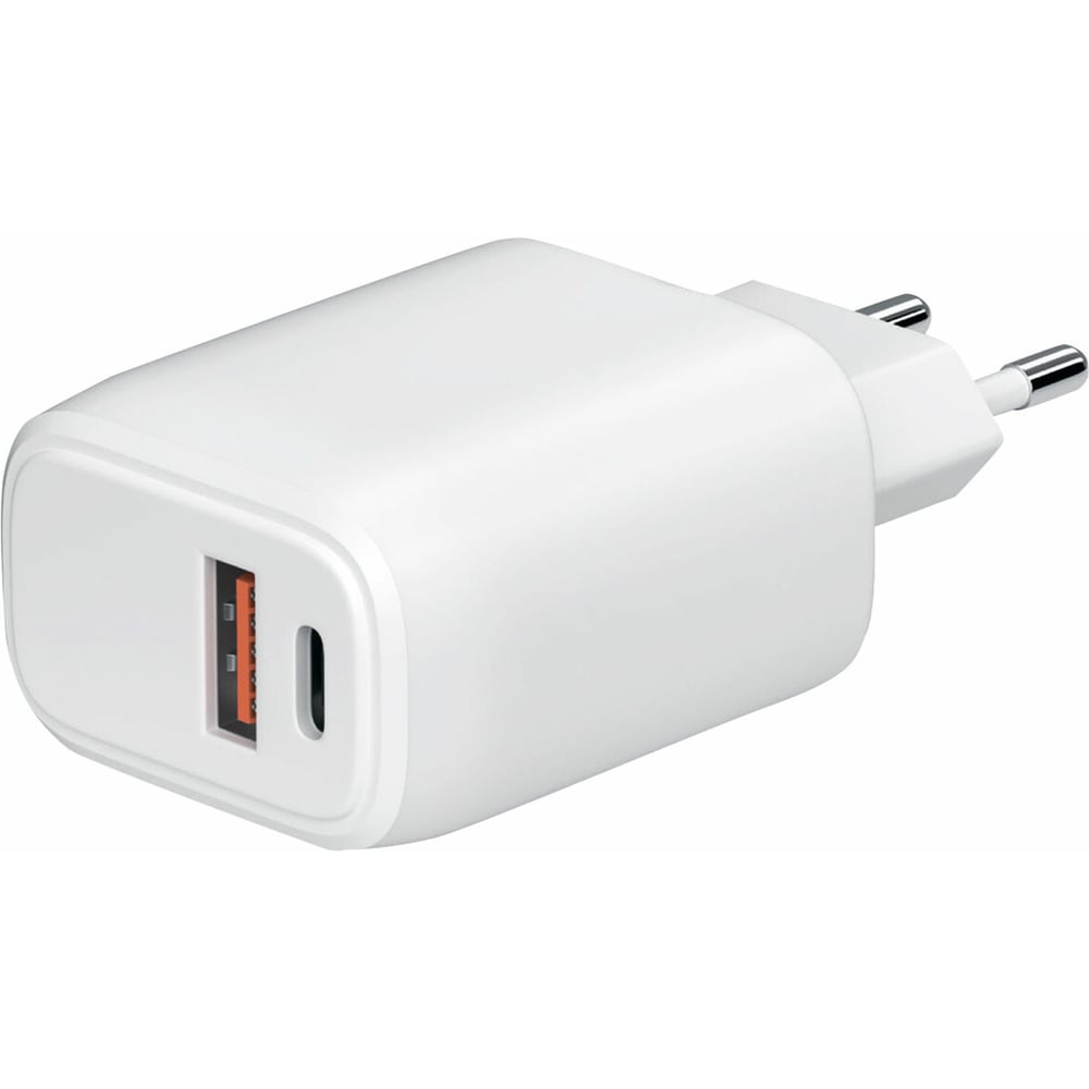 Изображение товара Быстрый сетевой зарядное устройство ОФИСМАГ 20 Вт Type-C QC3.0 белое