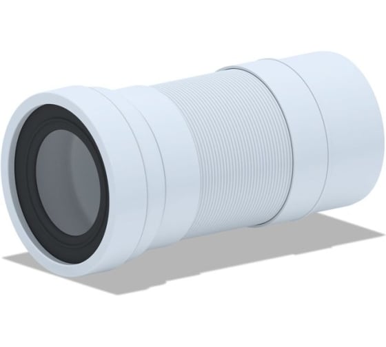 Изображение товара Удлинитель гибкий для унитаза АНИ Пласт угол 90 градусов, 280-550мм K721R