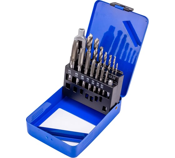 Изображение товара Набор сверл и метчиков Forsage 15 предметов F-2977(65394)