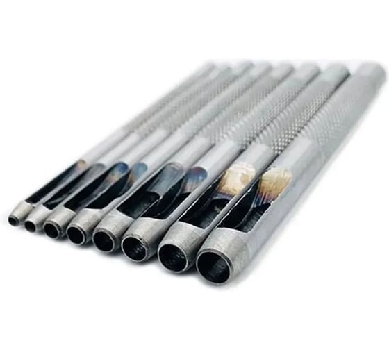 Изображение товара Набор пробойников-дыроколов Vitatools для ремня, кожи, бумаги. 2.5-10 мм DP-9sht