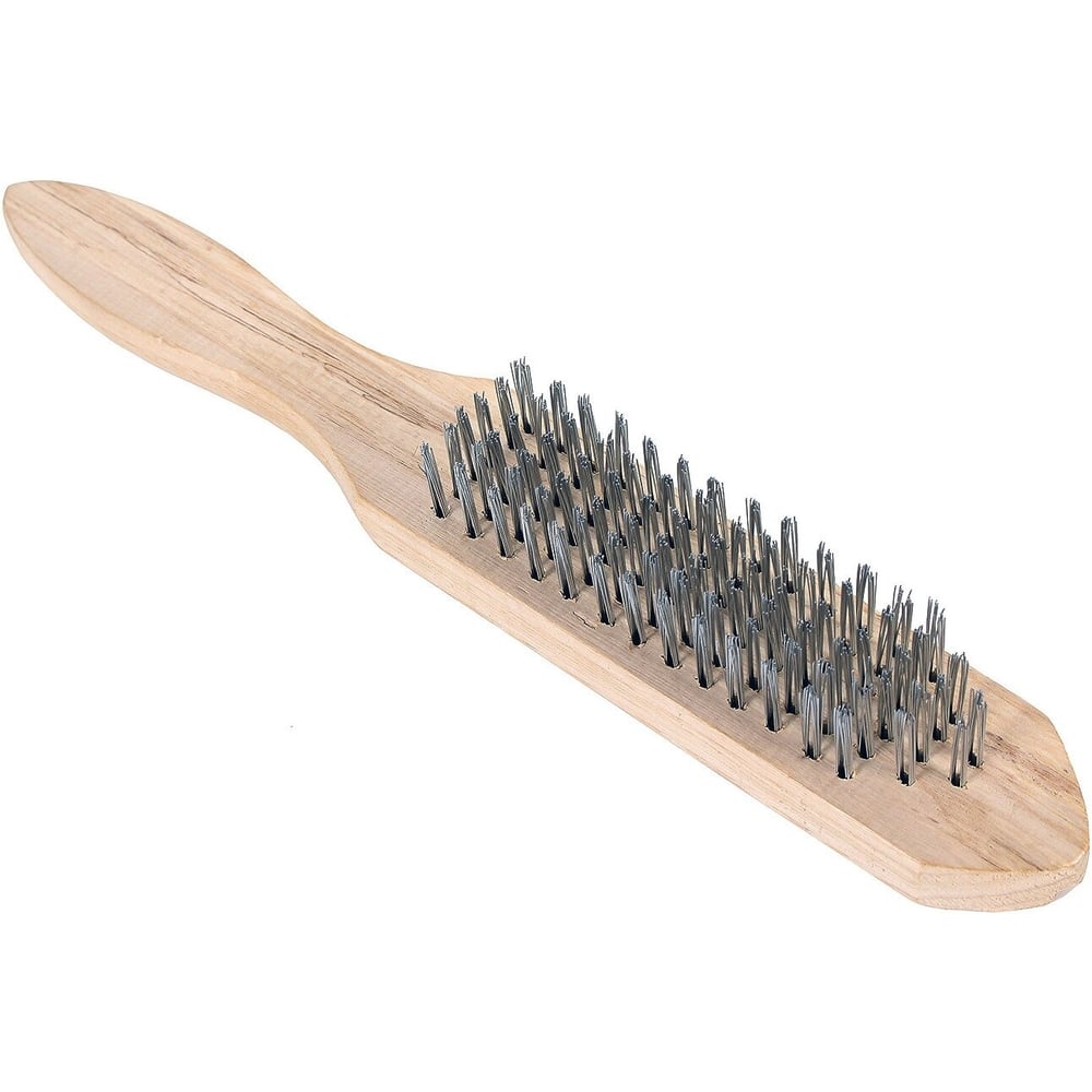 Изображение товара Металлическая щетка 6-рядная для уборки бытовая и профессиональная