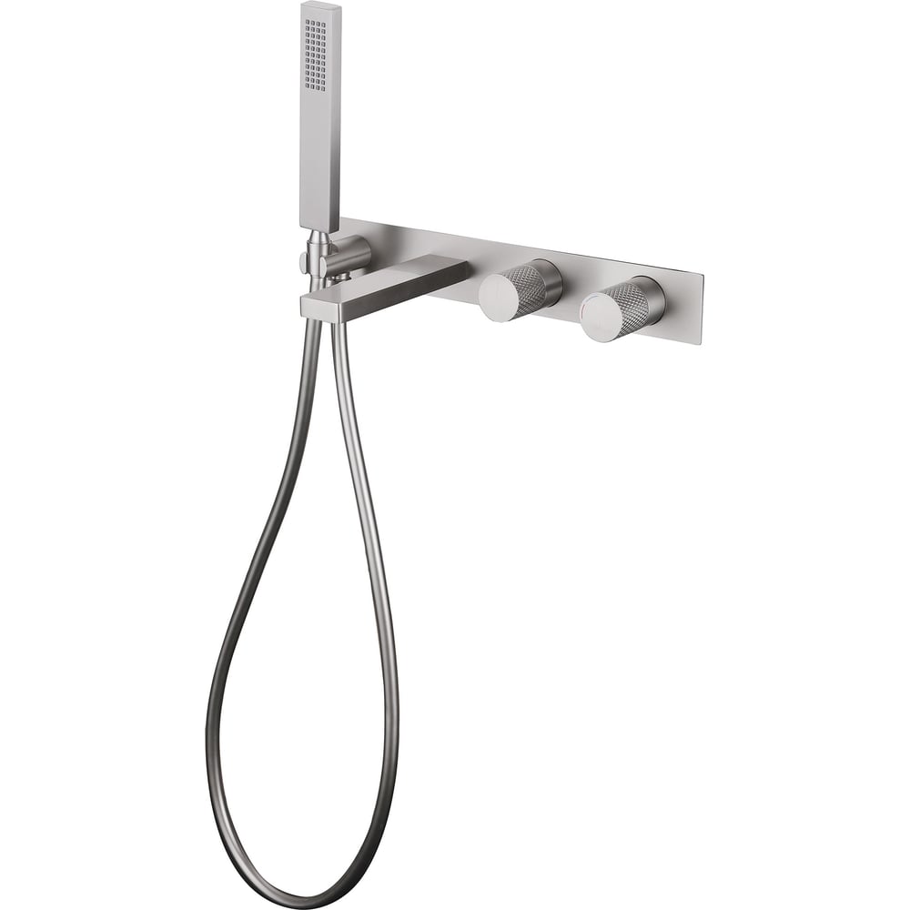 Изображение товара Смеситель для ванны ABBER Rund скрытого монтажа сатин AF8730SP