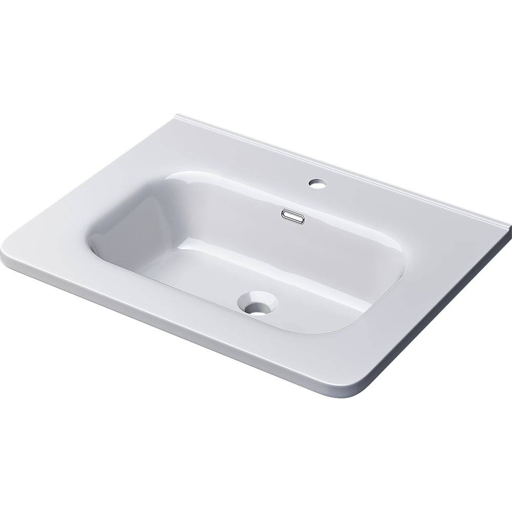 Изображение товара Керамическая раковина для ванной Uperwood Monica 60 см белая глянцевая