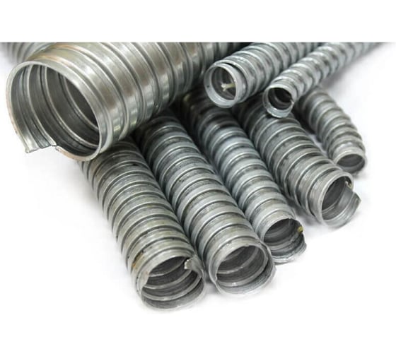 Изображение товара Металлорукав ГОФРОМАТИК Р3-ЦХ 10 (50 м/уп.) zeta42421