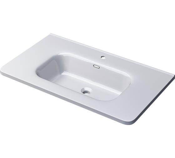 Изображение товара Раковина керамическая для ванной uperwood Monica 80 см, белая глянцевая RMonica80wg