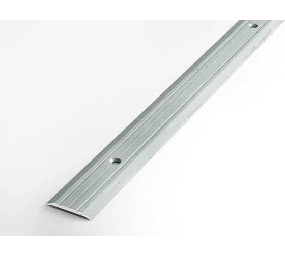Изображение товара Порог прямой алюминиевый декоративный (25 мм, 1,8 м, Ольха серая) ЛУКА УТ000025986