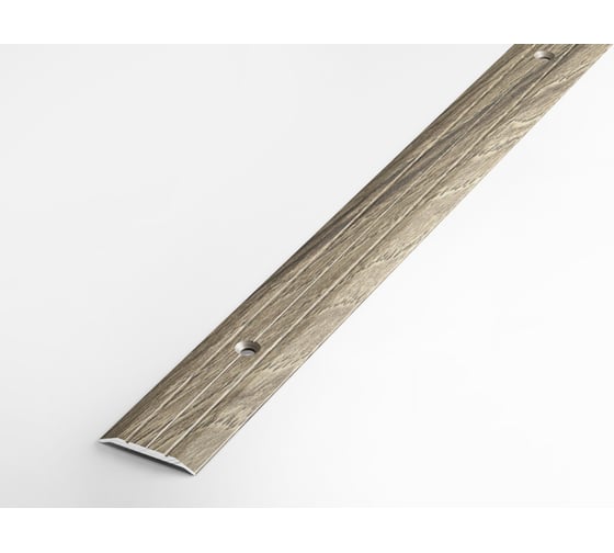 Изображение товара Порог прямой алюминиевый декоративный (25 мм, 1,35 м, Дуб английский) ЛУКА УТ000025980
