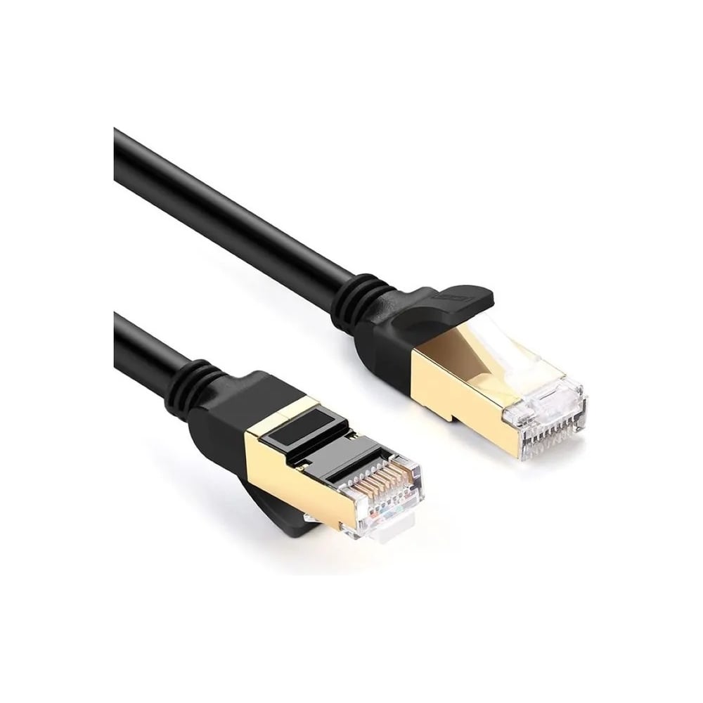 Изображение товара Кабель UGREEN NW107 11229 Cat 7 F/FTP Lan Cable 0,5м черный