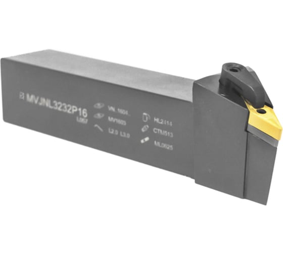 Изображение товара Резец проходной с мех. креп. ромбической пл-ны 32 х 32 х 170 MVJNL 3232 P16 левый Русский Инструмент ri.430.12