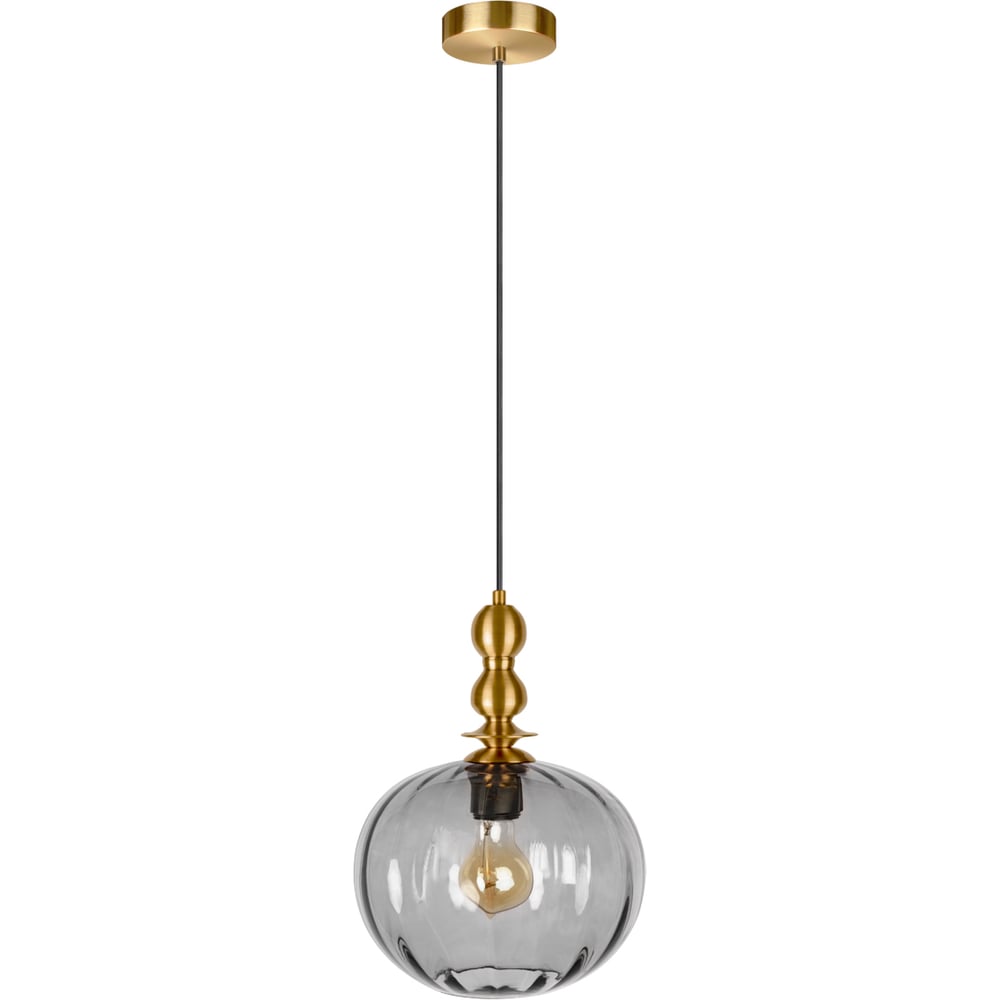 Изображение товара Подвесной светильник LOFT IT Melon Smoke стиль арт-деко глянцевый плафон диаметр 25 см