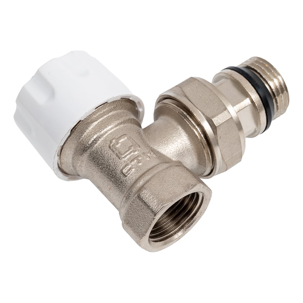 Изображение товара Термостатический угловой клапан 1/2 с никелированным покрытием CARTVAS12