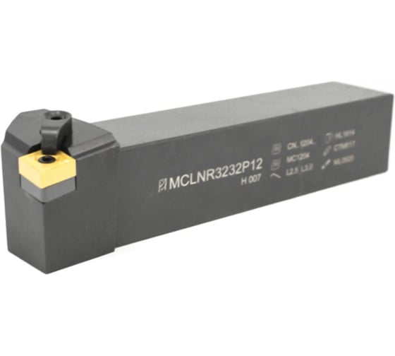 Изображение товара Резец проходной с мех. креп. ромбической пл-ны 32 х 32 х 170 MCLNR 3232 P12 Русский Инструмент ri.428.23