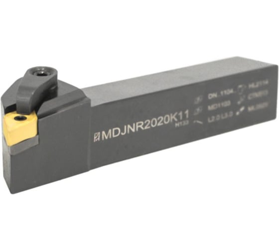 Изображение товара Резец проходной с мех. креп. ромбической пл-ны 20 х 20 х 125 MDJNR 2020 К11 Русский Инструмент ri.429.21