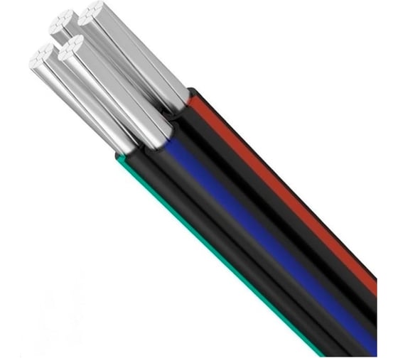 Изображение товара Самонесущий изолированный провод iTOK СИП-2 3x35+1x50, ГОСТ, 50 метров i-KPP-SIP-2-3350-1500-50