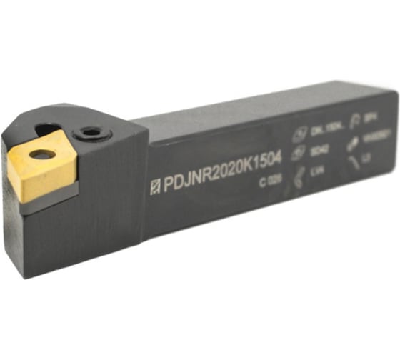 Изображение товара Резец проходной с мех. креп. ромбической пл-ны 20 х 20 х 125 PDJNR 2020 К15-04 Русский Инструмент ri.429.13