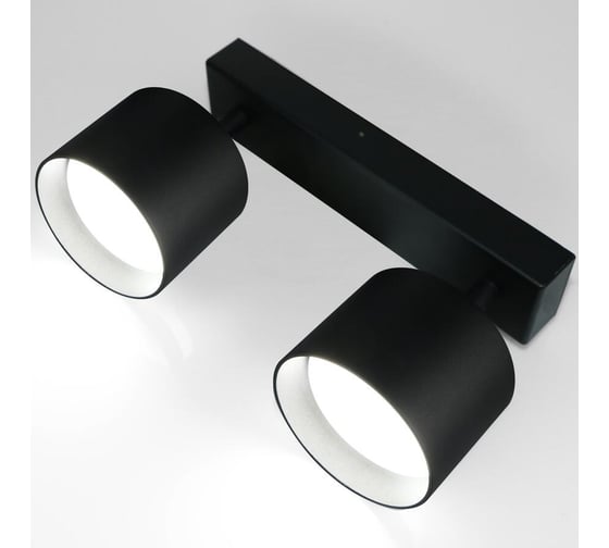 Изображение товара Светильник General Lighting Systems спот, на основании, накладной, двойной, D82*H70мм, серия Башня, General GWL-2GX53-M-IP20, 661730