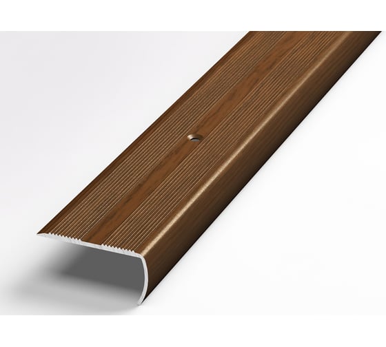 Изображение товара Порог угловой алюминиевый декоративный (40х20 мм, 1,8 м, Дуб темный) ЛУКА УТ000005401