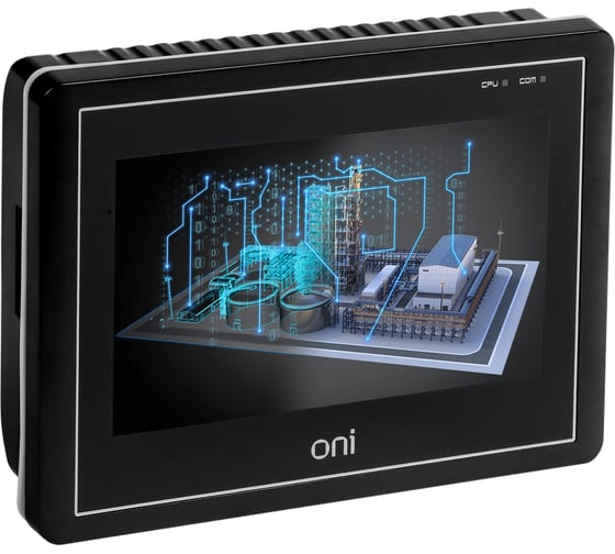 Изображение товара Панель оператора ONI ETG 7” базовая пластиковый корпус ETG-A8TS-HSSN-S-070