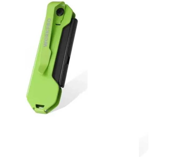 Изображение товара Нож складной быстросменный WORKPRO из нержавеющей стали, зеленый WP211030