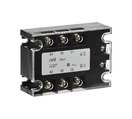 Изображение товара Реле твердотельное ONI OSS-1 60А 380В AC 3-32В DC OSS-1-3-60-B