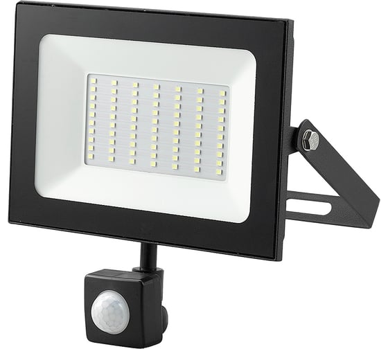 Изображение товара Светодиодный уличный прожектор General Lighting Systems с ИК-датчком движения, 240*195*58мм, General GTAB-100BT-IP65-6500-IFR 403137