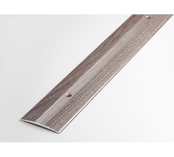 Изображение товара Порог прямой алюминиевый декоративный (37 мм, 1,8 м, Дуб дымчатый) ЛУКА УТ000023271