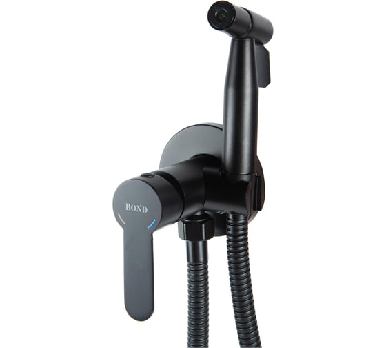 Изображение товара Смеситель BOND для гигиенического душа с внутренней частью черный матовый B63-1188
