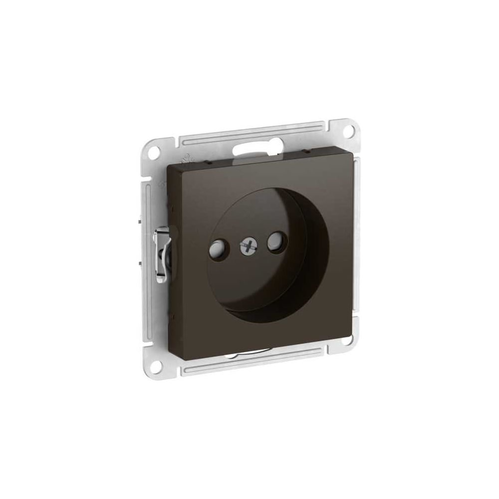 Изображение товара Розетка Systeme Electric ATLASDESIGN без заземления со шторками 16А мокко