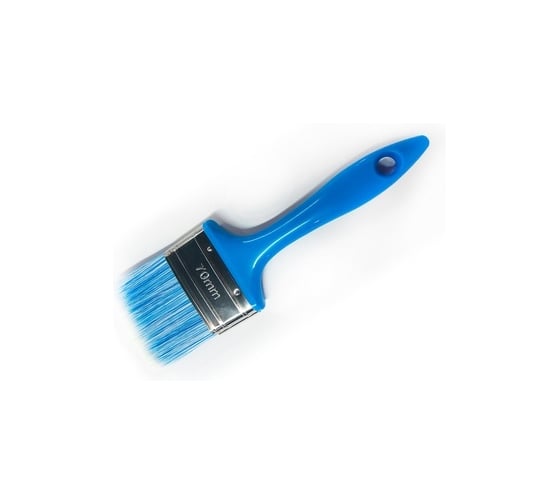 Изображение товара Кисть флейцевая MAKLER смесь искусственной щетины, подходит для масел, а также для лаков и красок на водной основе, пластиковая эргономичная ручка и нержавеющая оправа А70