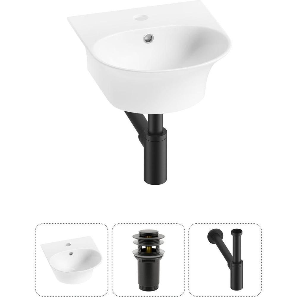 Изображение товара Wellsee Lavinia Boho: подвесная раковина 34x36 см, белая, санфарфор