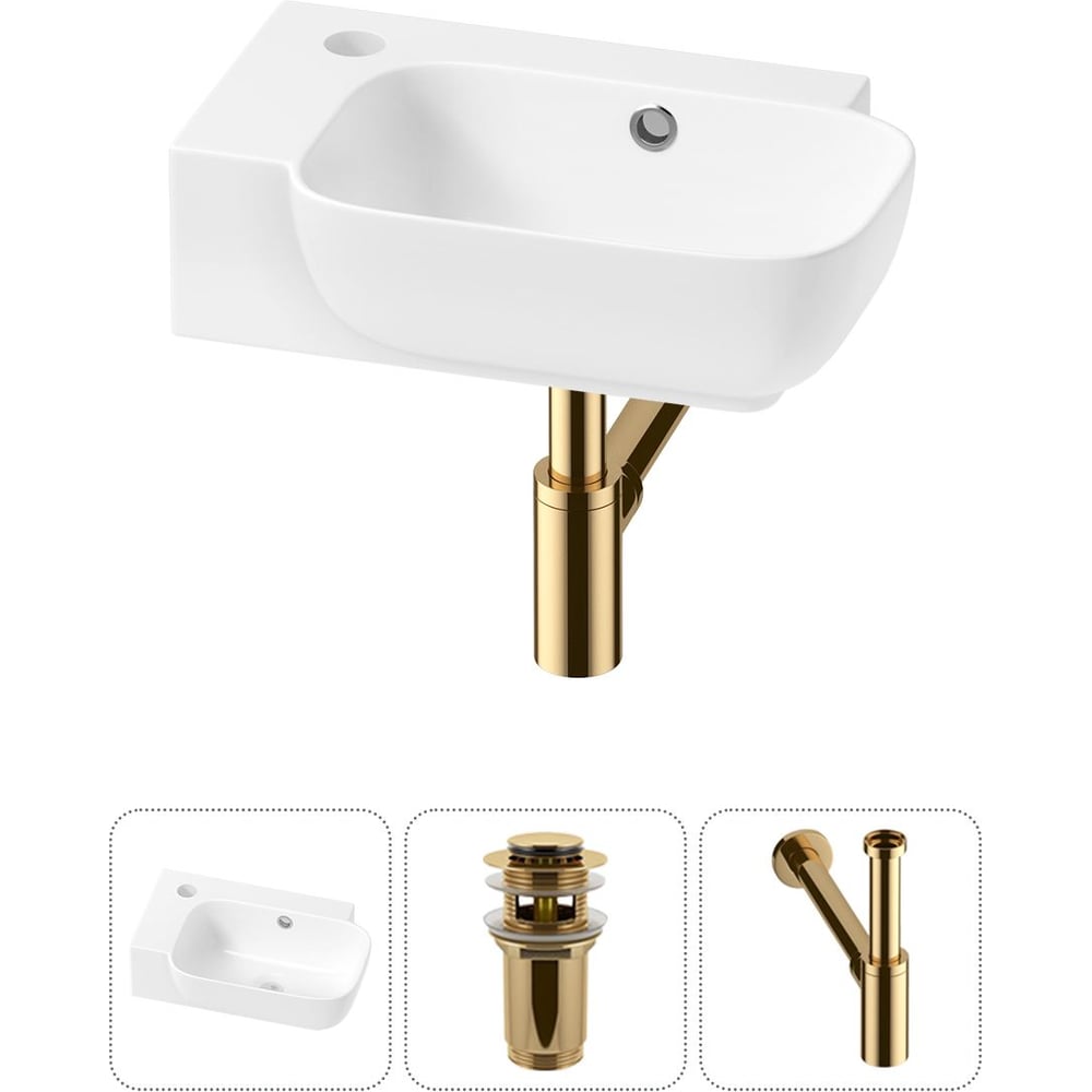 Изображение товара Wellsee 3 в 1 Lavinia Boho Bathroom Sink 40x24 см