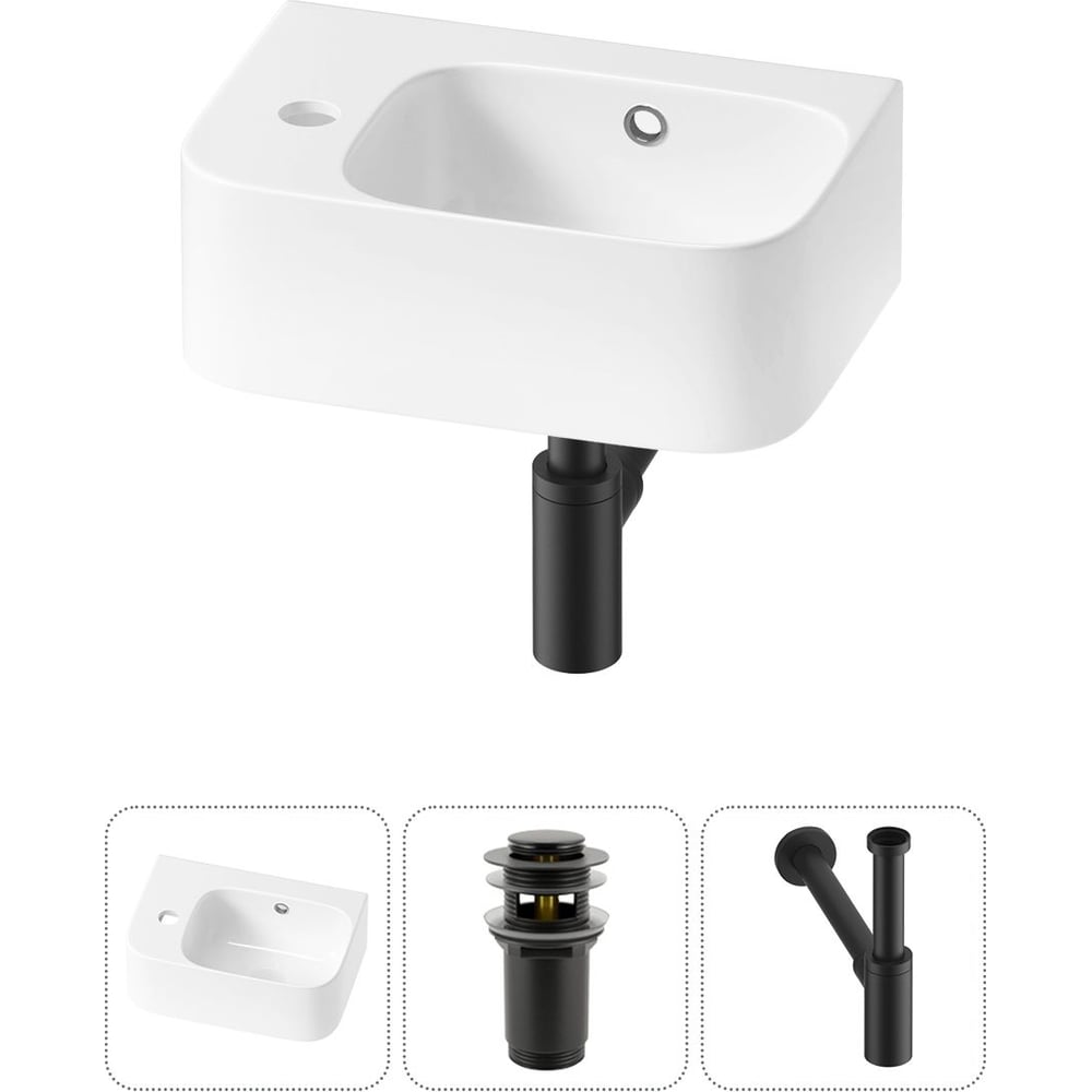 Изображение товара Комплект Wellsee 3 в 1 Lavinia Boho Bathroom Sink 37x25 см